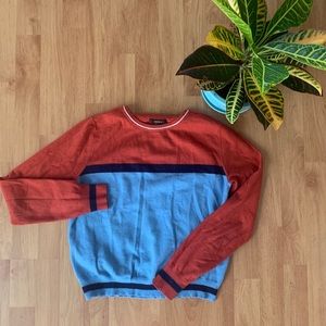 Block coloured sweater